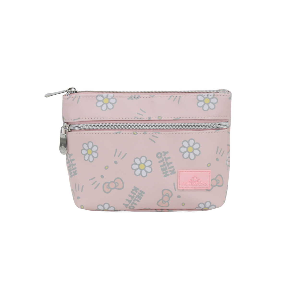 Hello Kitty® Daisies Double Zipper Pouch