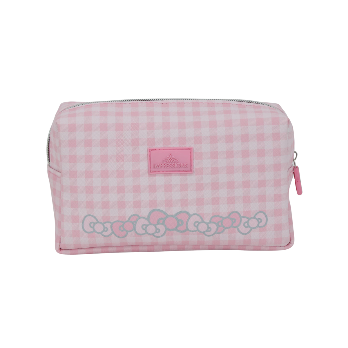 Hello Kitty® PINK Gingham Cosmetic Pouch