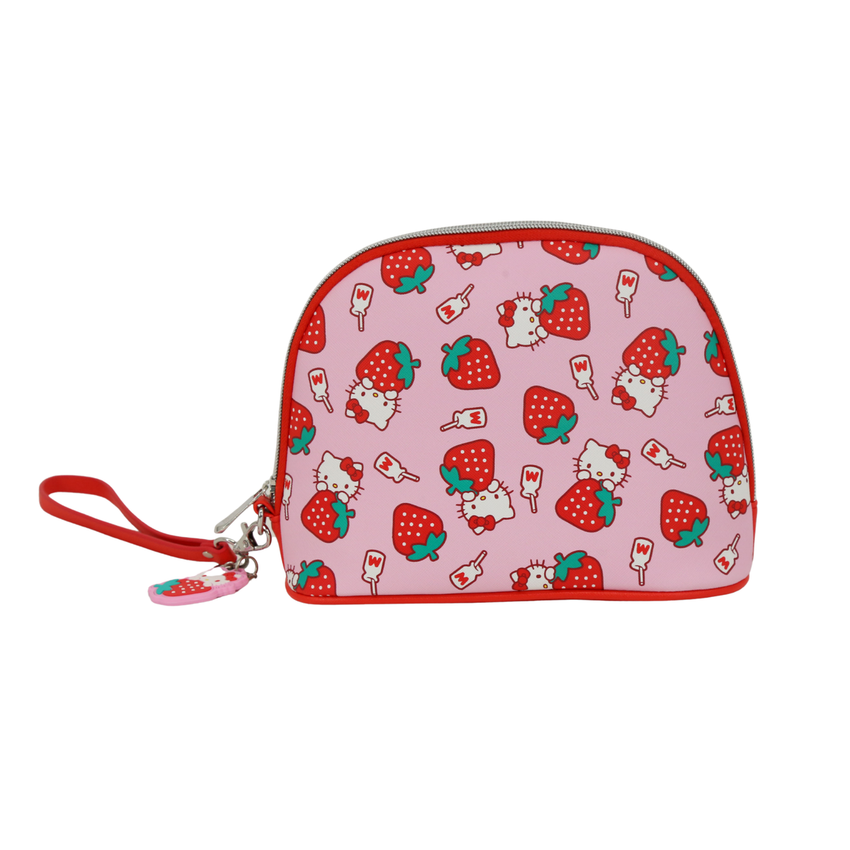 Hello Kitty® Strawberries Cosmetic Arch Bag w/ Wristlet