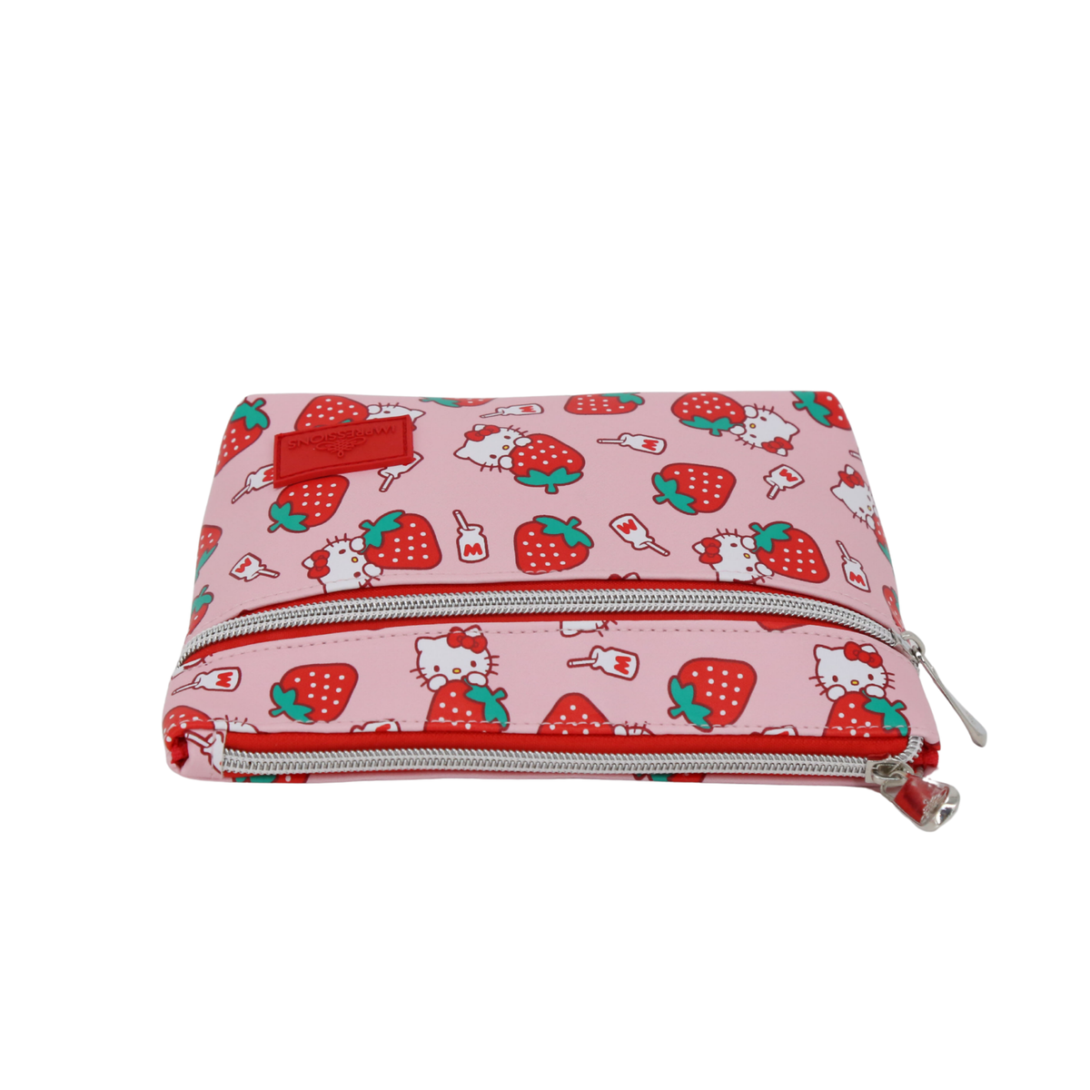 Hello Kitty® Strawberries Double Zipper Pouch