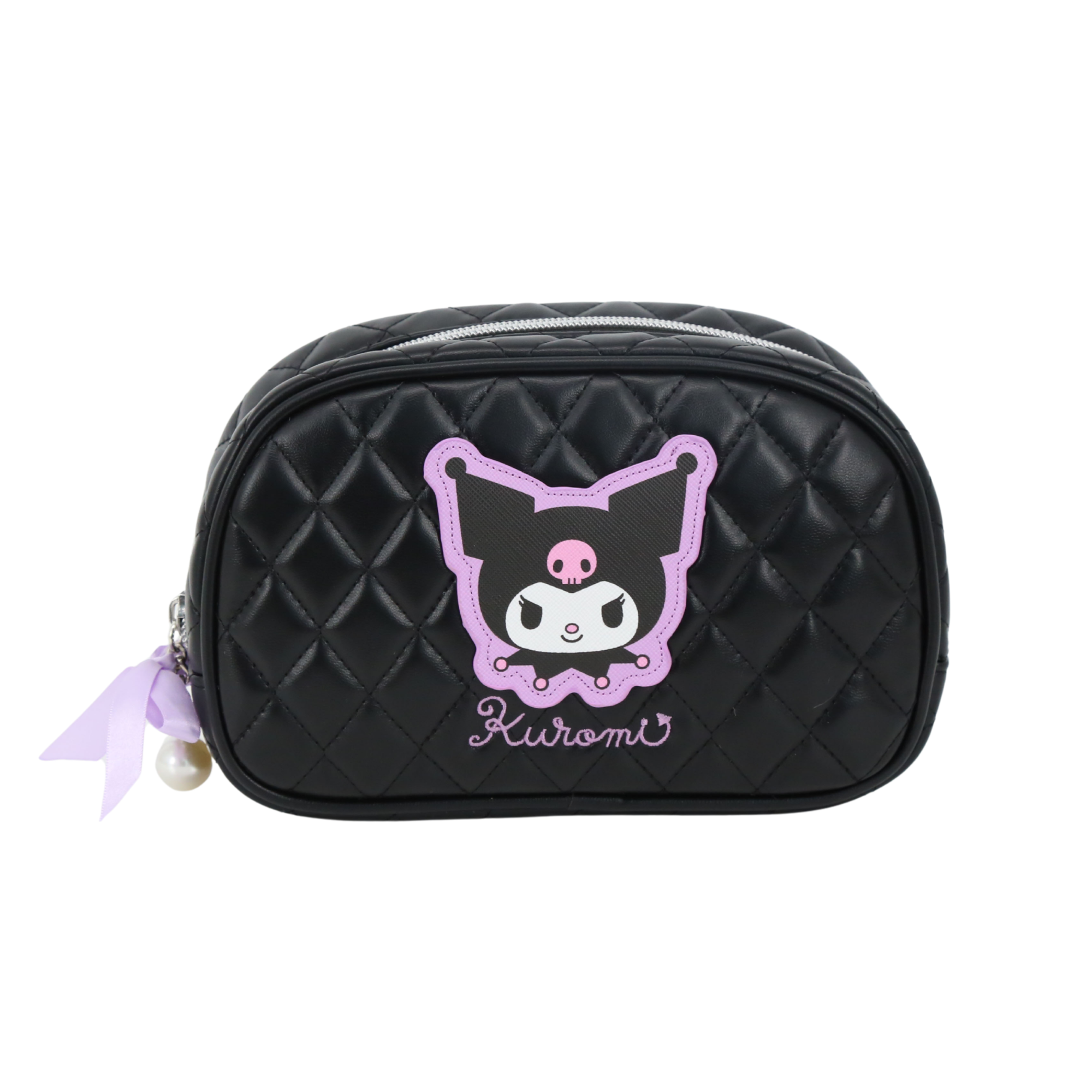 Kuromi™ Quilted Cosmetic Pouch
