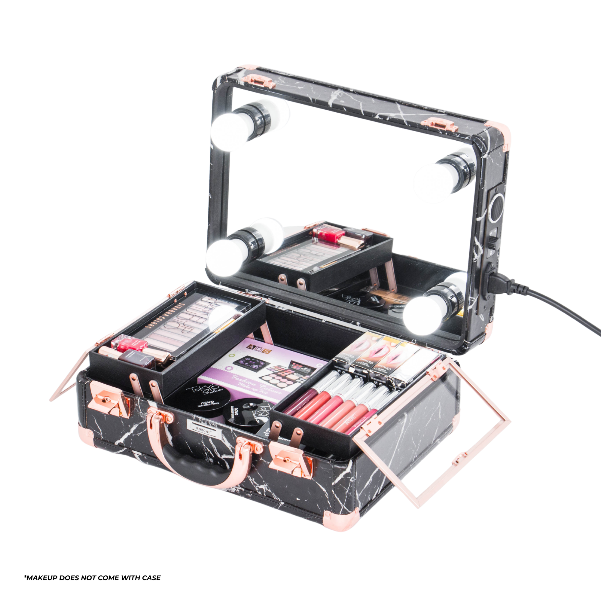 SlayCase® 3.0 Vanity Travel Case in Black Marble