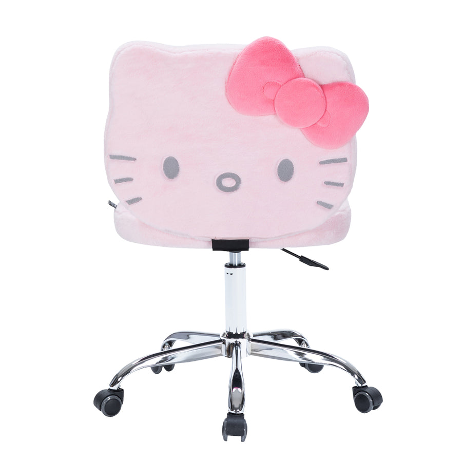 Hello Kitty® Teddy Fur Swivel Vanity Chair