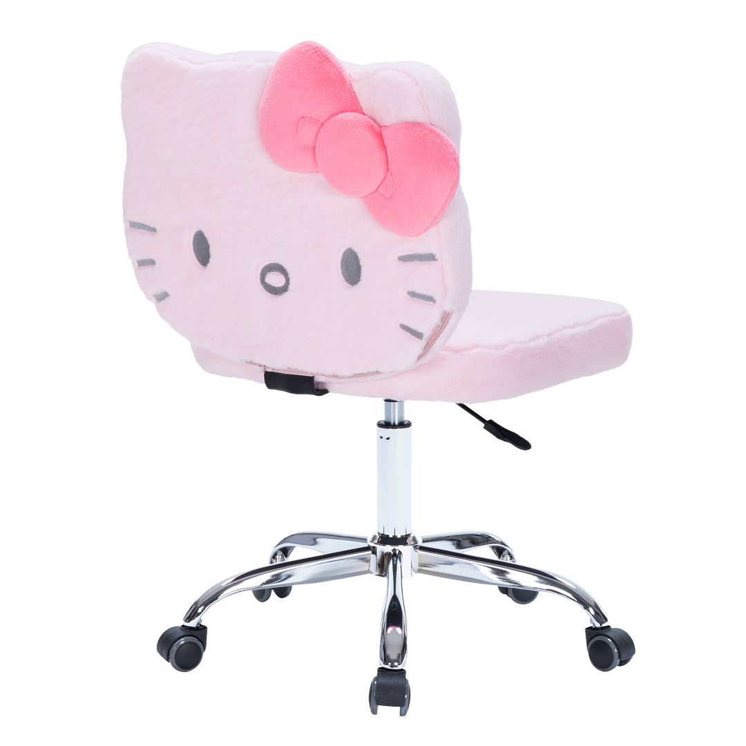 Hello Kitty® Teddy Fur Swivel Vanity Chair