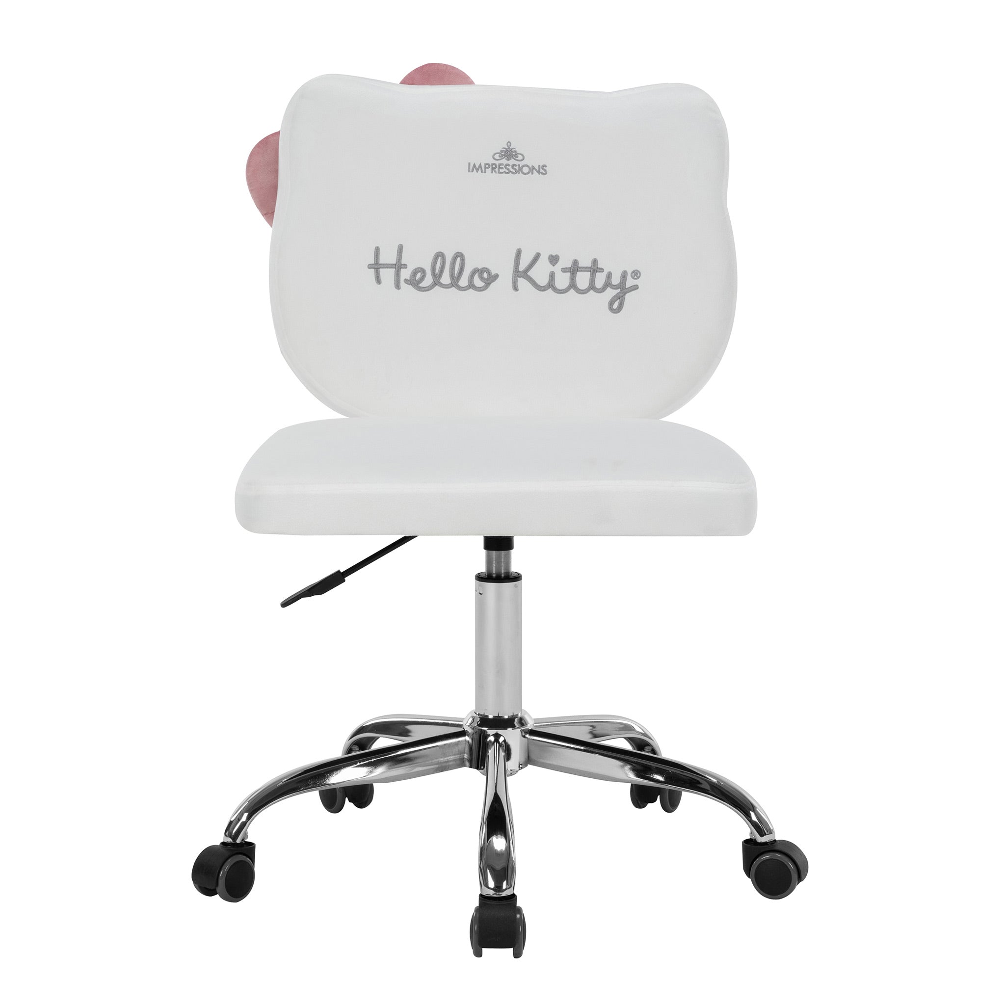 Hello Kitty Kawaii Swivel Vanity Chair Impressions Vanity Co   IVFC HK229 WHT 2 2048x 