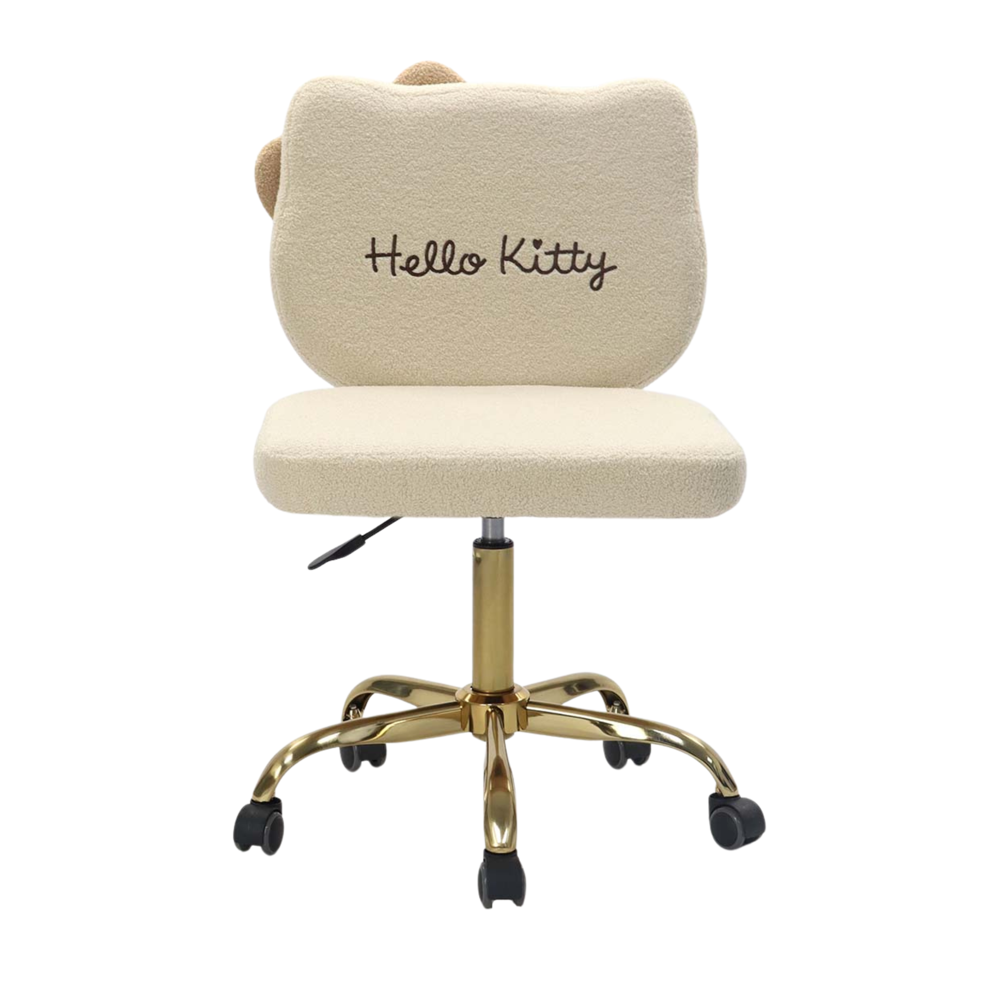 Hello Kitty® Boucle Swivel Vanity Chair