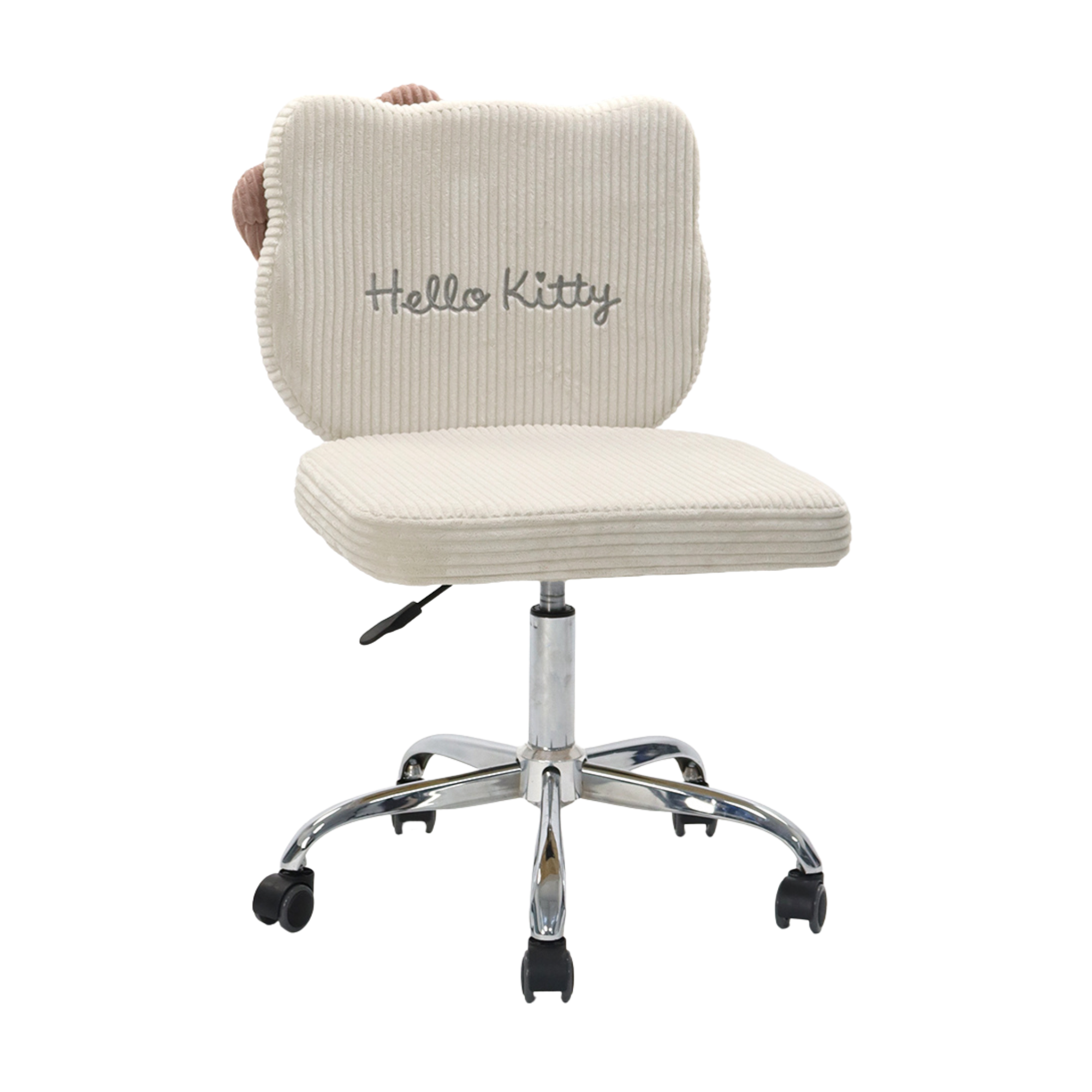 Hello Kitty® Corduroy Swivel Vanity Chair
