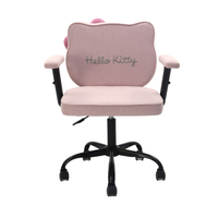 Hello Kitty® Linen Swivel Vanity Chair w/ Armrest