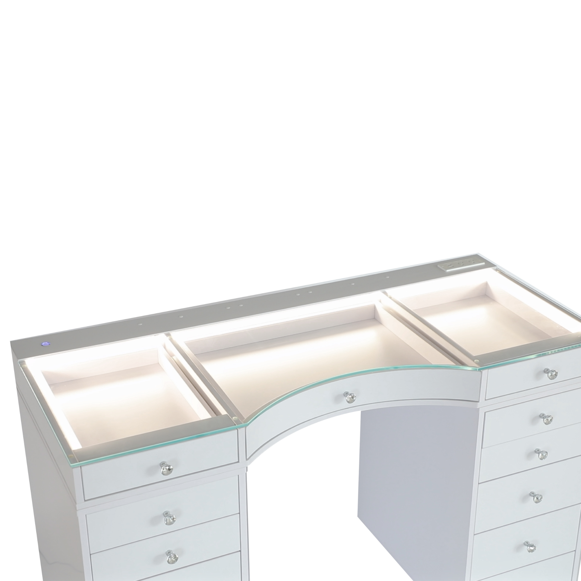 SlayStation® Concave Pro 2.0 Vanity Table w/ LED Light