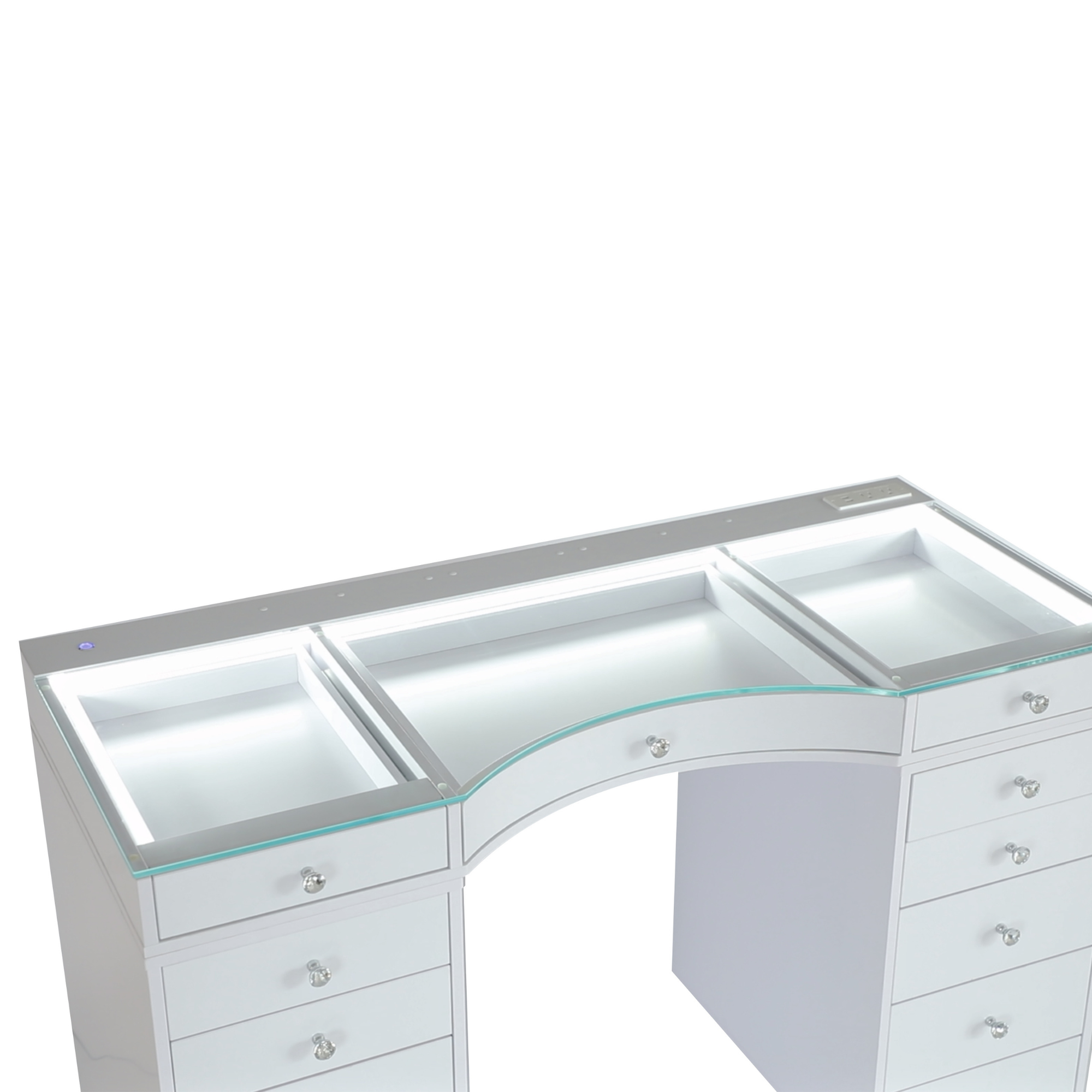 SlayStation® Concave Pro 2.0 Vanity Table w/ LED Light