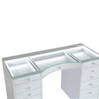SlayStation® Concave Pro 2.0 Vanity Table w/ LED Light