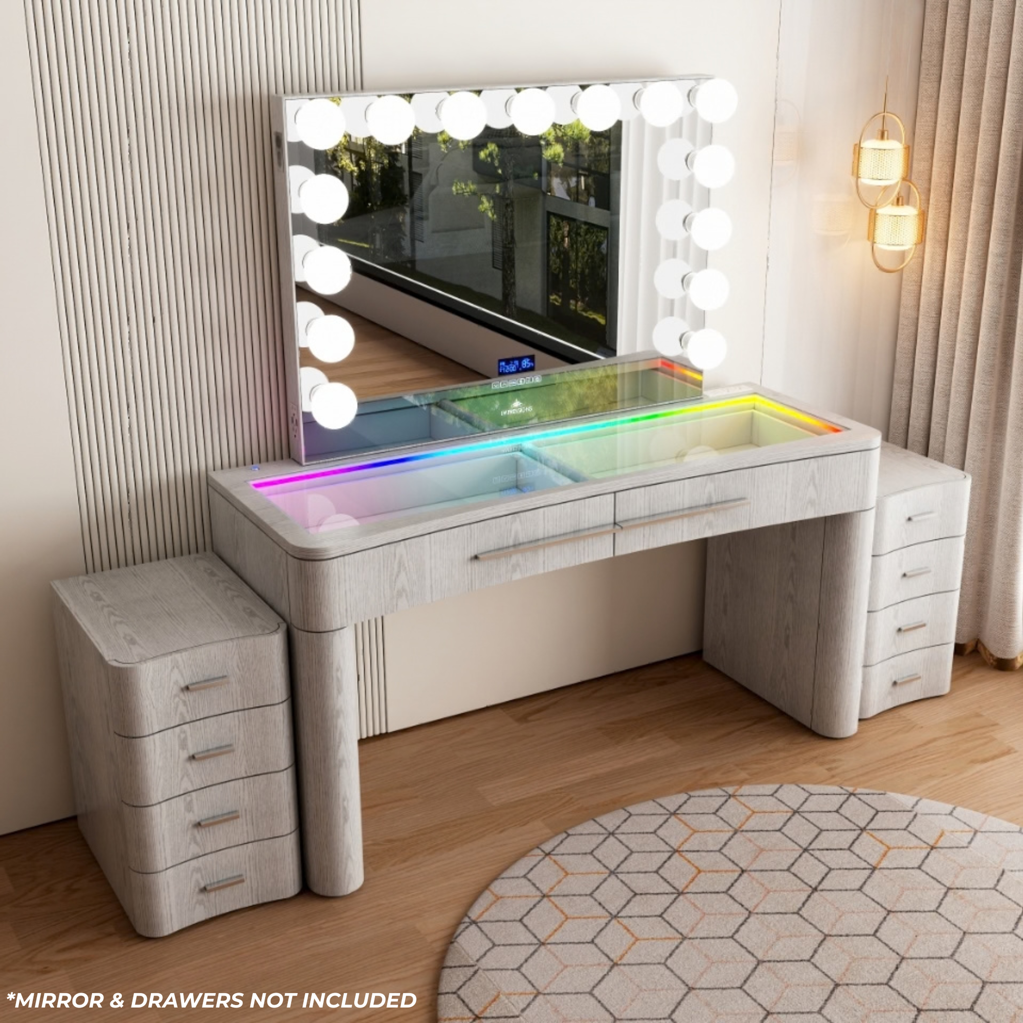 SlayStation® Willow Premium Vanity Table w/ RGB Light