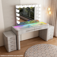 SlayStation® Willow Premium Vanity Table w/ RGB Light