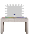SlayStation® Willow Premium Vanity Table w/ RGB Light + Vanity Mirror Bundle
