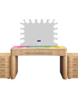 SlayStation® Willow Premium Vanity Table w/ RGB Light + Vanity Mirror Bundle