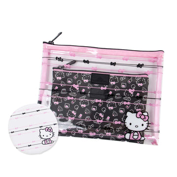 Hello Kitty® "Travel Essentials" Compact + Slim Pouch Gift Set