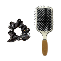 Peanuts™ Snoopy “Dizzy Beagle” Hair Brush + Scrunchie Set