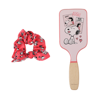 Peanuts™ Snoopy “Smooch Pooch” Hair Brush + Scrunchie Set