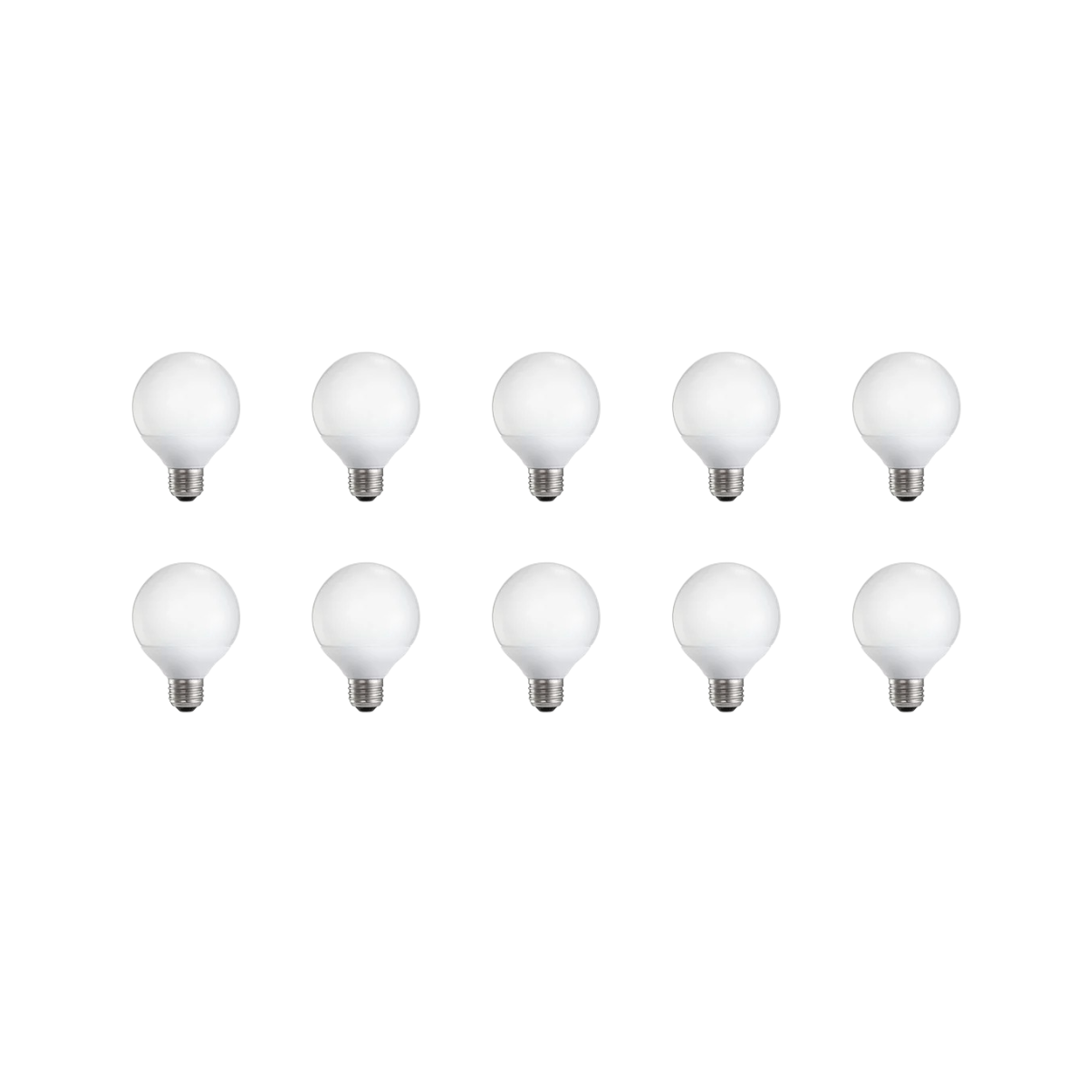 Frosted LED Globe Bulbs, Dimmable (Cool White, 6W)