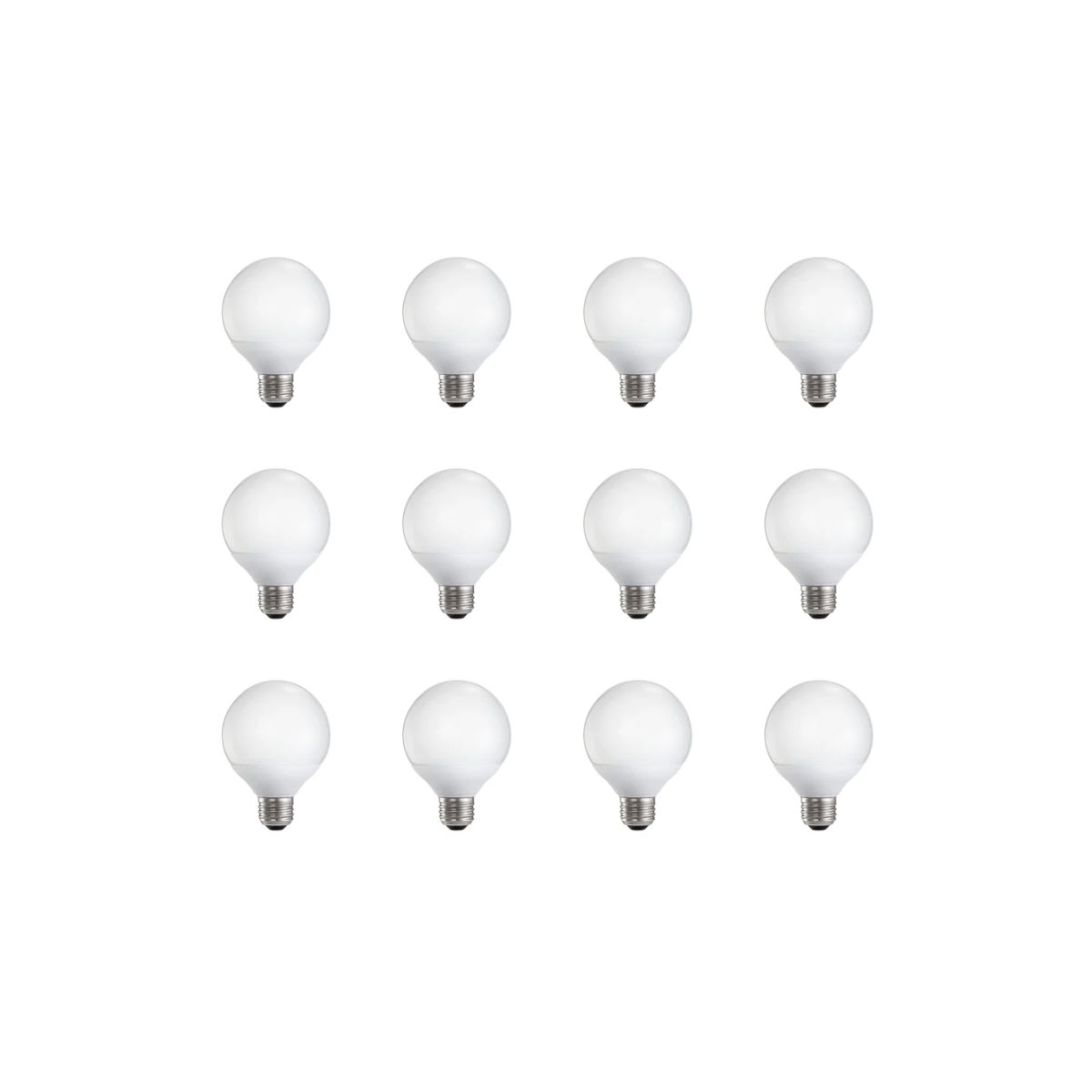 Frosted LED Globe Bulbs, Dimmable (Cool White, 6W)