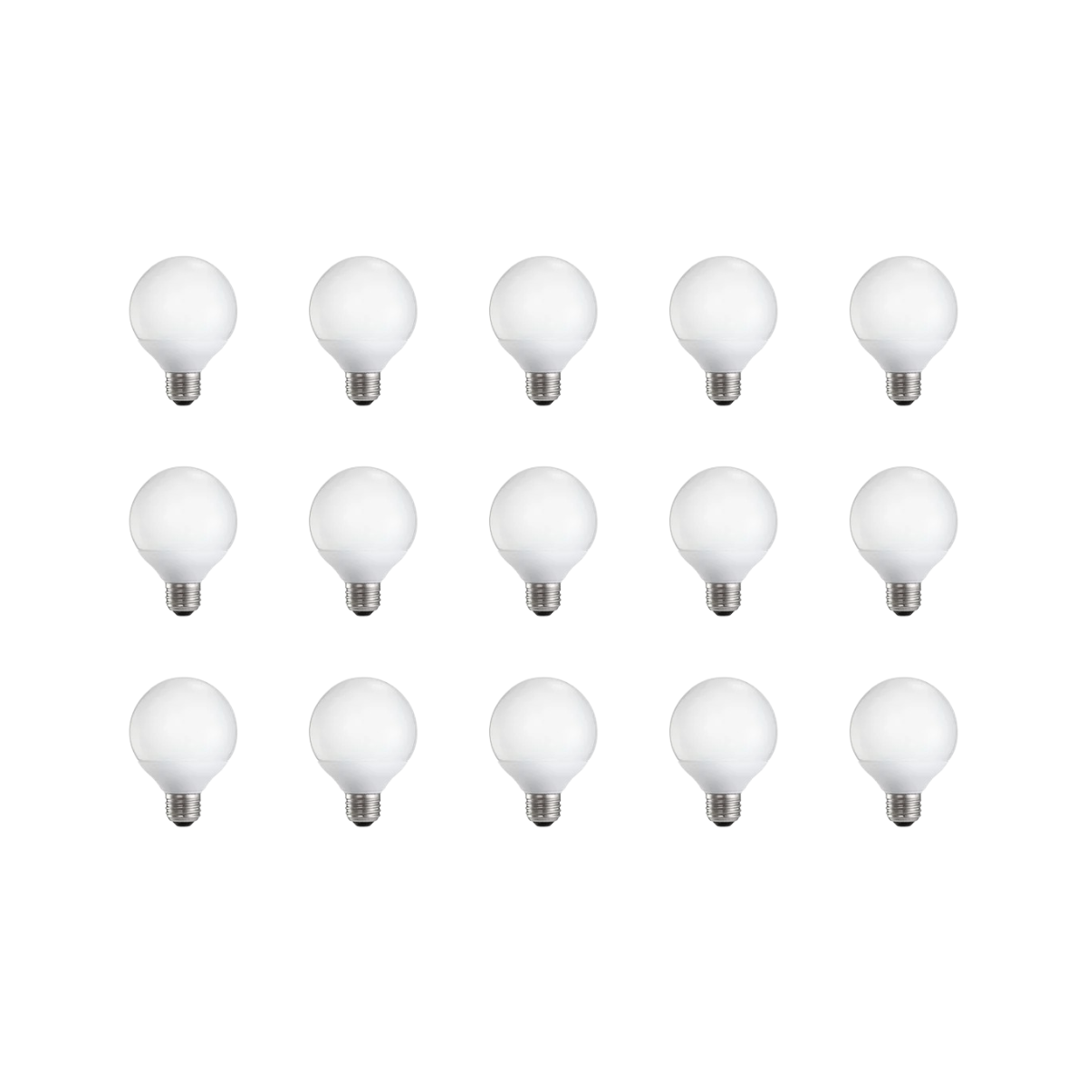 Frosted LED Globe Bulbs, Dimmable (Cool White, 6W)