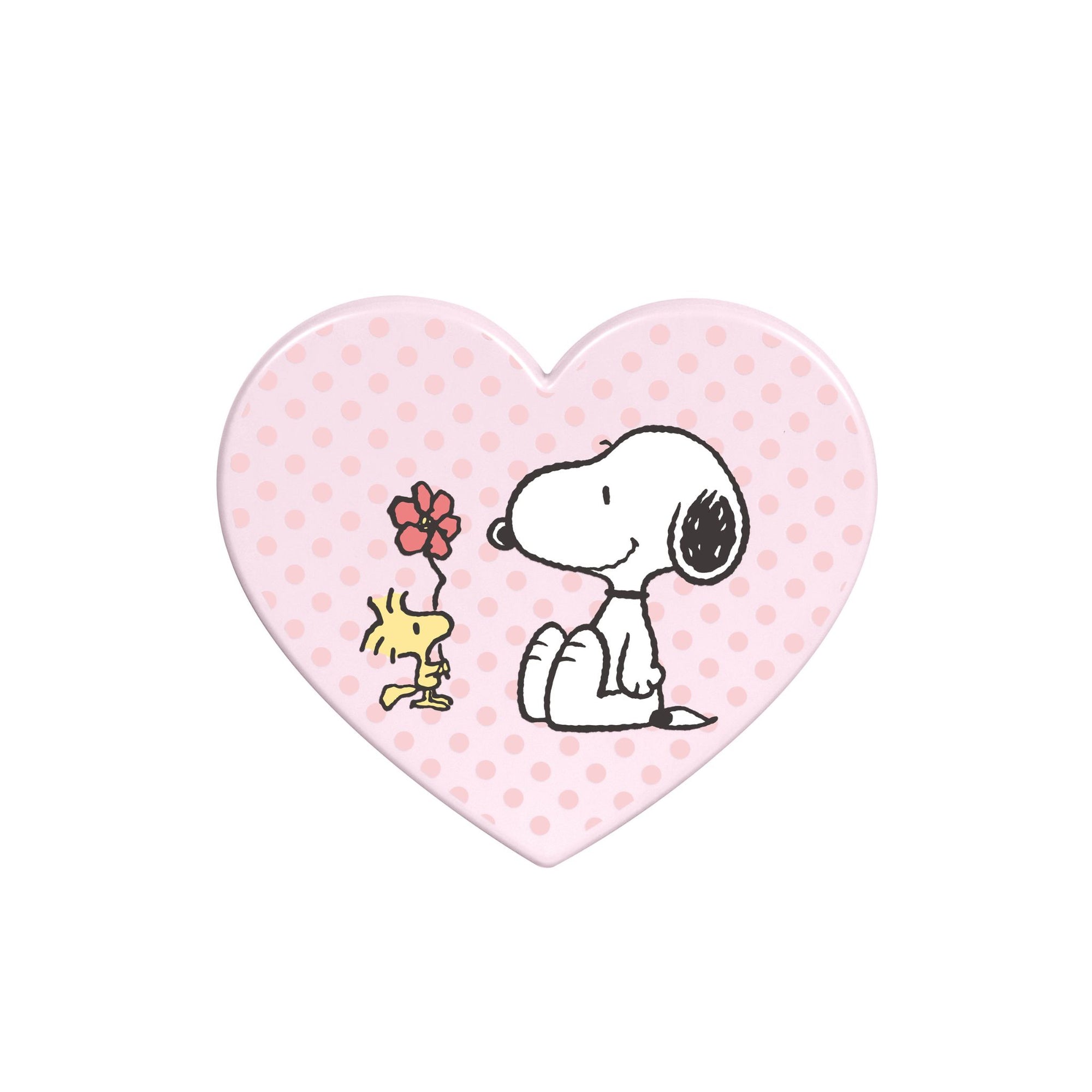 Peanuts™ Snoopy Swivel Heart Bow LED Compact Mirror