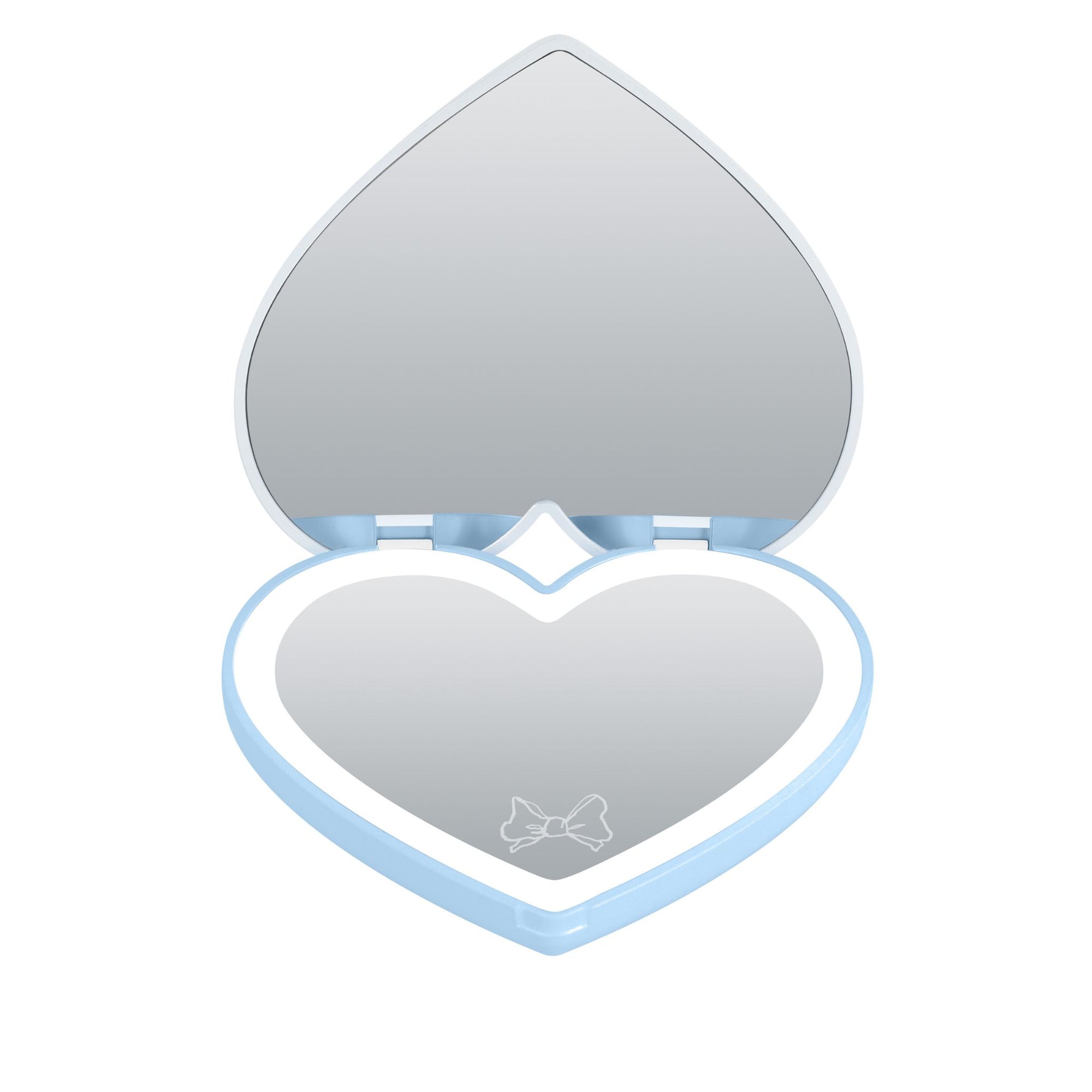 Peanuts™ Snoopy Heart Bow LED Compact Mirror