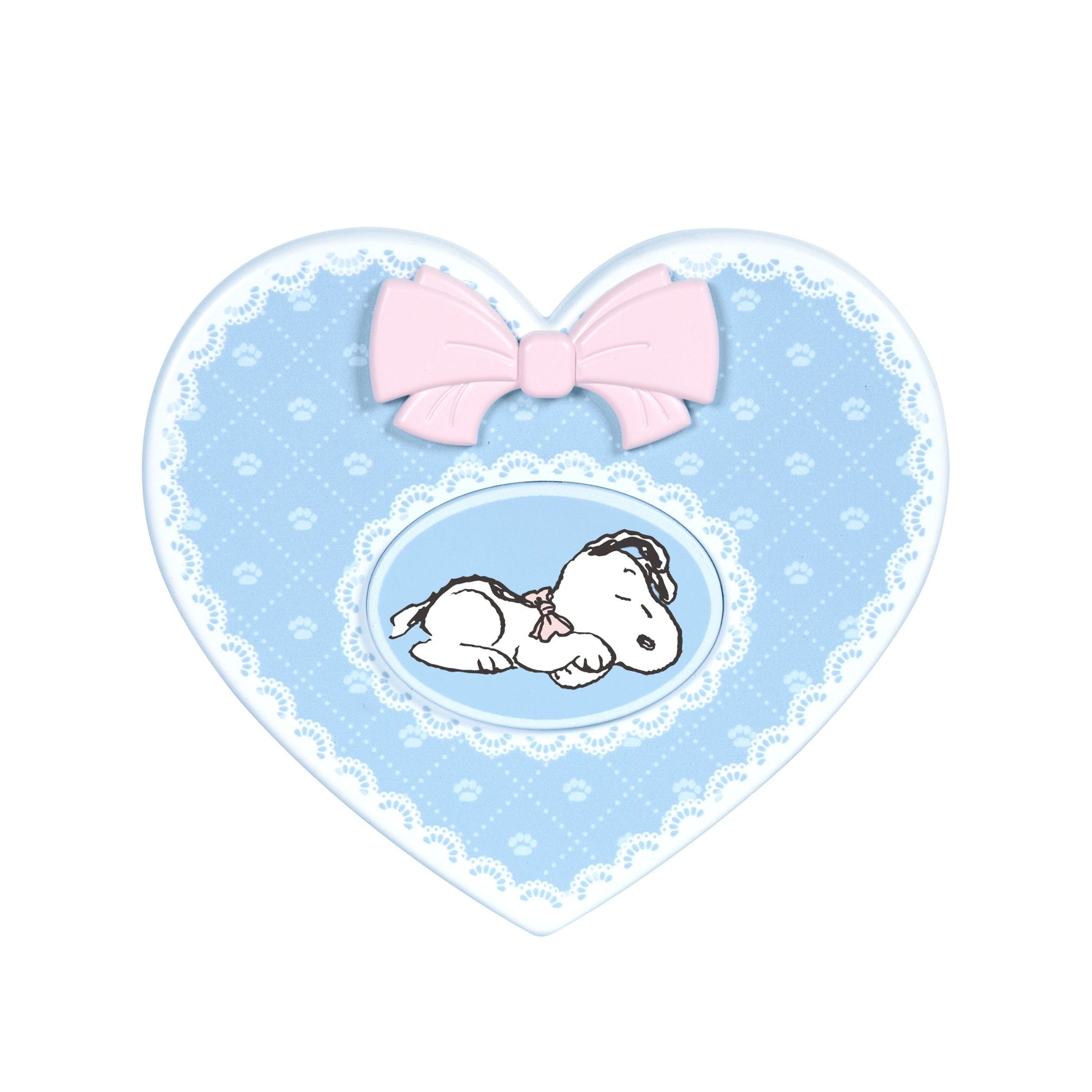 Peanuts™ Snoopy Heart Bow LED Compact Mirror