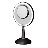 Bijou 2.0 LED Handheld Mirror w/ 5x Magnified Mirror