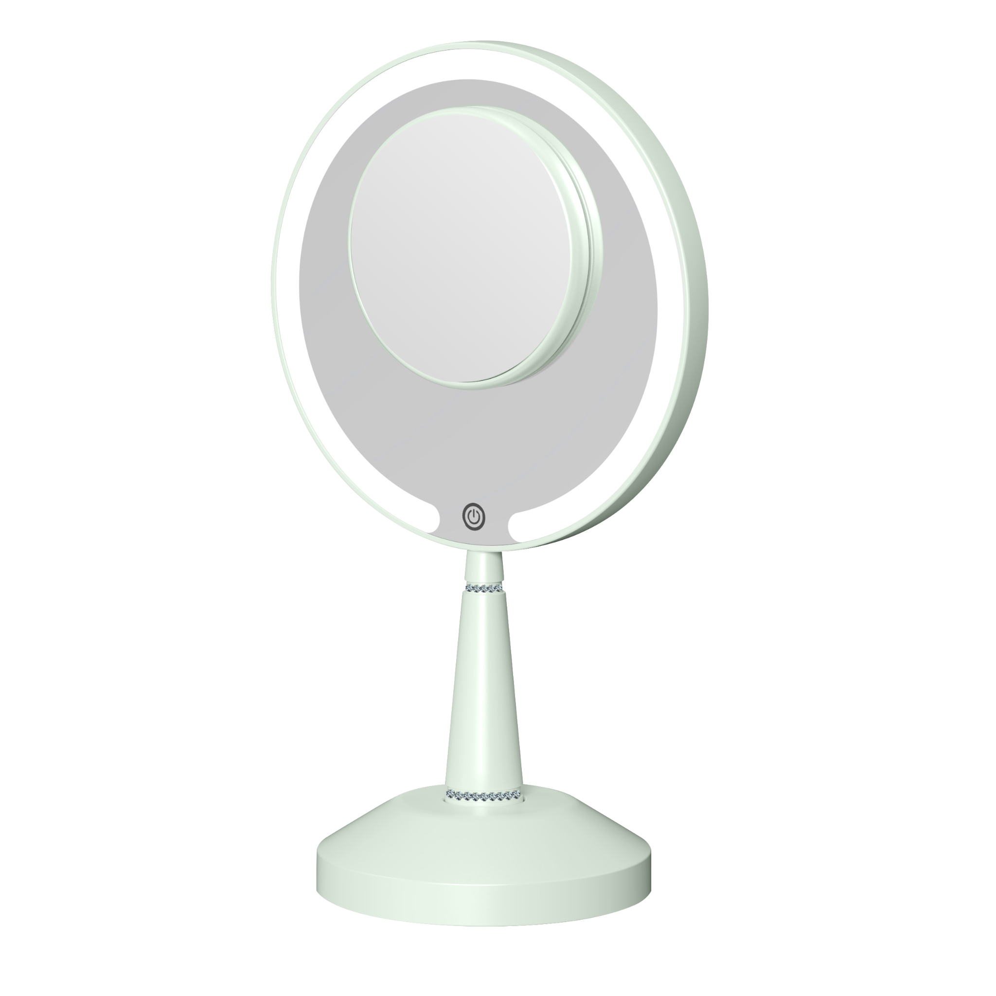 Bijou 2.0 LED Handheld Mirror w/ 5x Magnified Mirror • Impressions