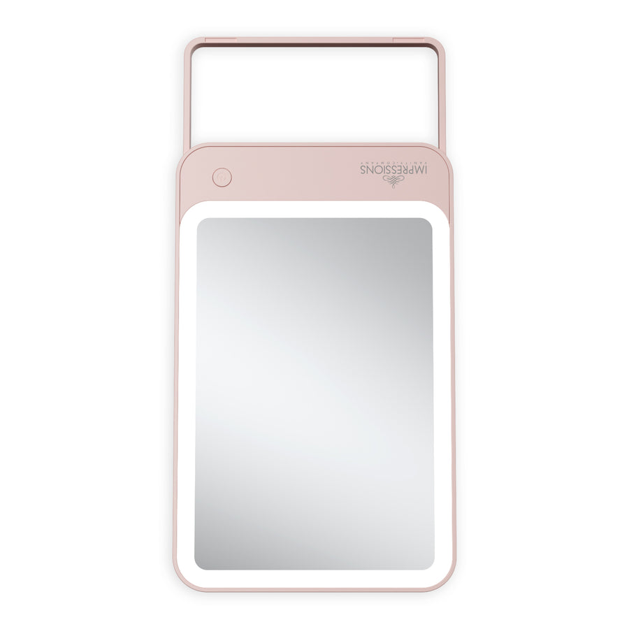 Chic Tri-Tone LED Makeup Mirror with Stand
