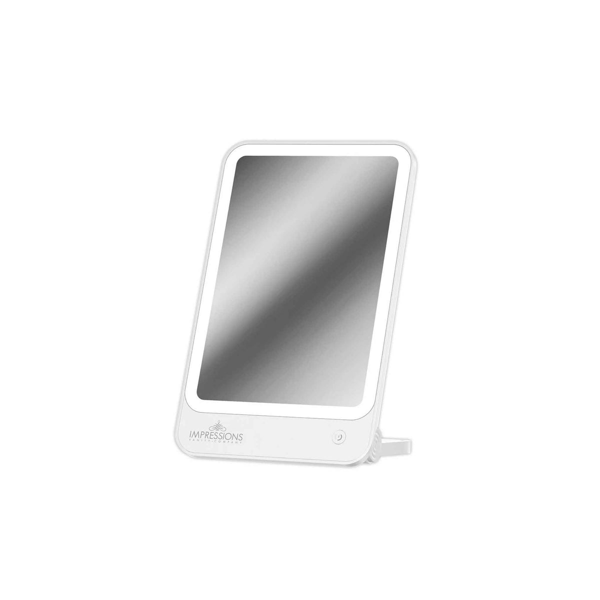 Chic Tri-Tone LED Makeup Mirror with Stand