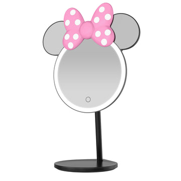 Minnie Mouse Bowtiful LED Tabletop Makeup Mirror -White Light