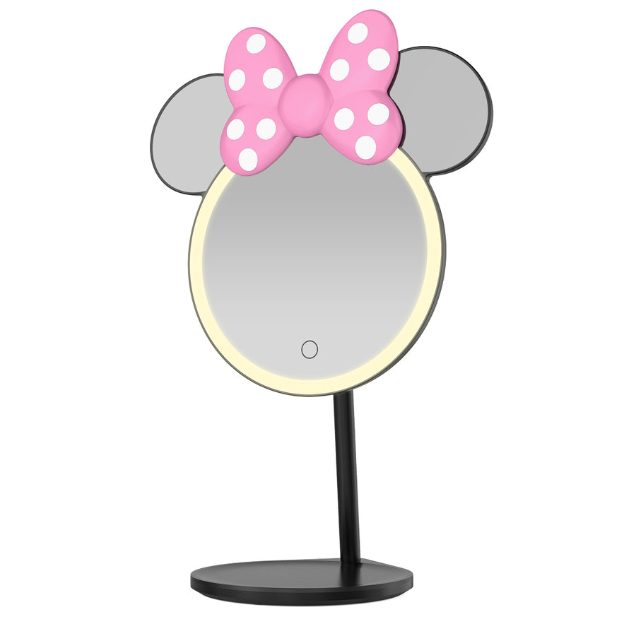 Minnie Mouse Bowtiful LED Tabletop Makeup Mirror Natural Light