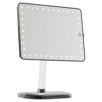 Touch Pro LED Makeup Mirror with Bluetooth Audio+Speakerphone & USB Charger