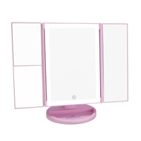 Touch Trifold 2.0 LED Makeup Mirror with Magnification