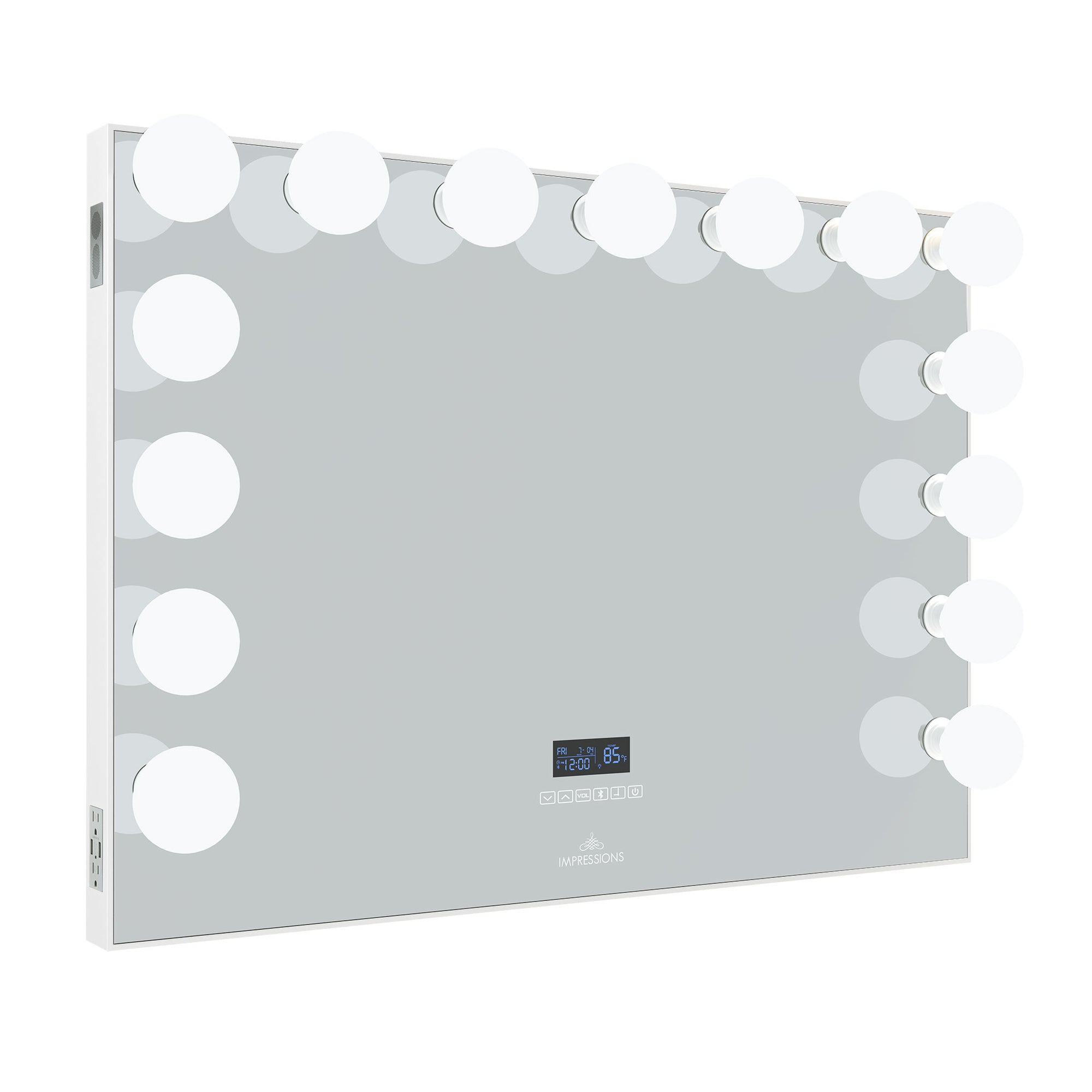 SlayStation® Nebula Vanity Table with RGB Light + Vanity Mirror Bundle