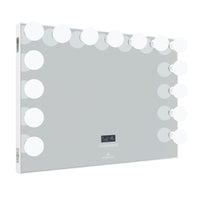 SlayStation® Nebula Vanity Table with RGB Light + Vanity Mirror Bundle