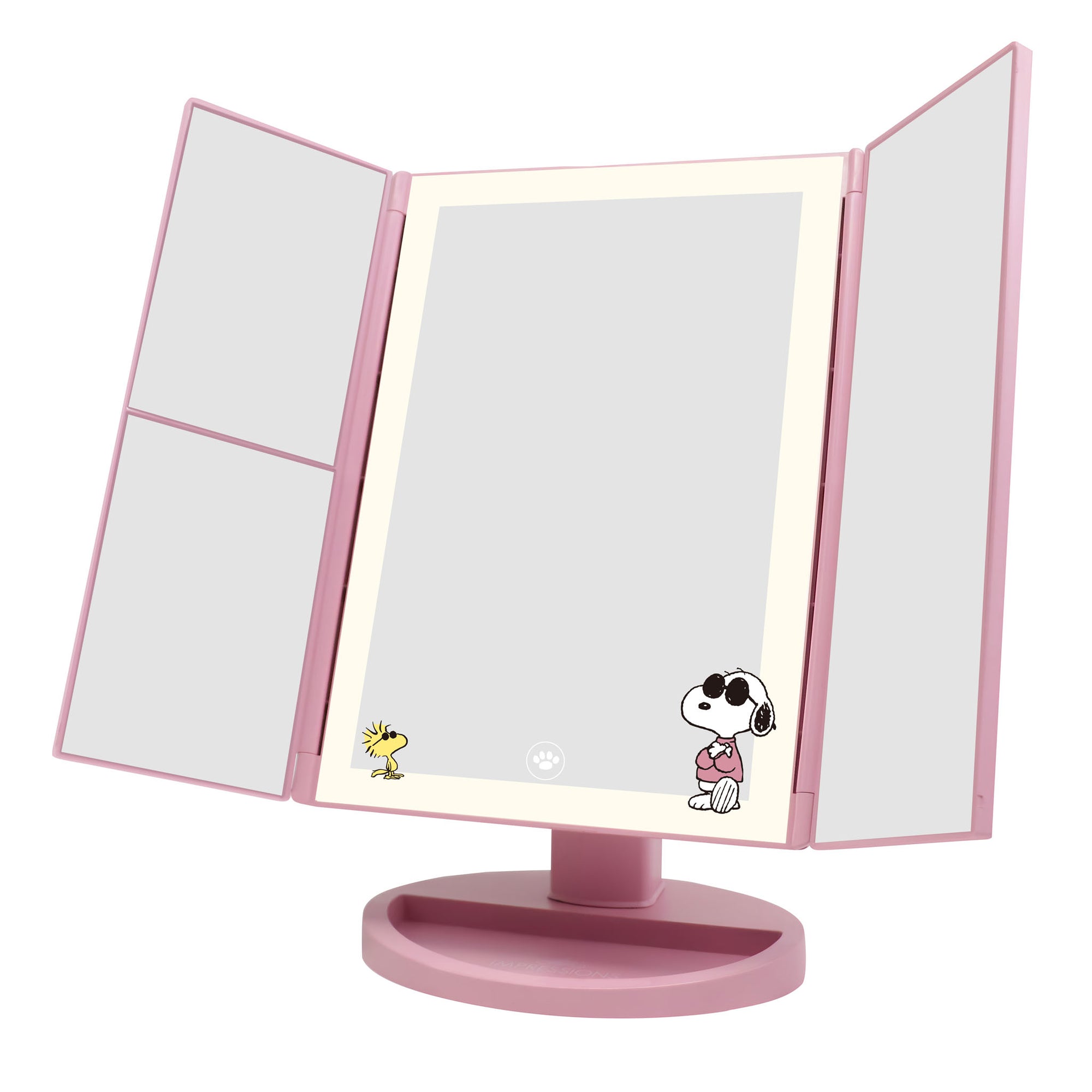 Peanuts™ "Joe Cool" LED Trifold Tabletop Mirror
