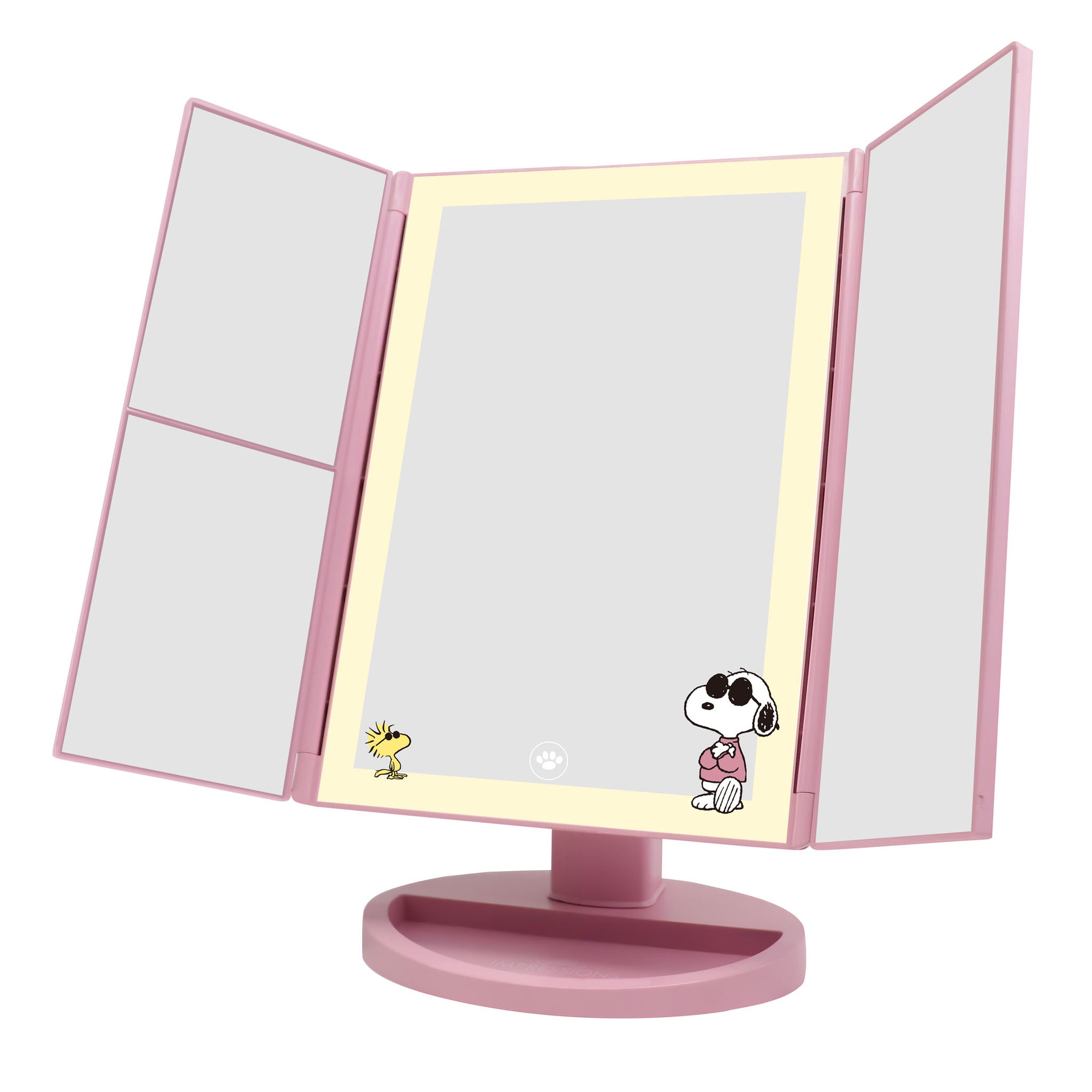 Peanuts™ "Joe Cool" LED Trifold Tabletop Mirror