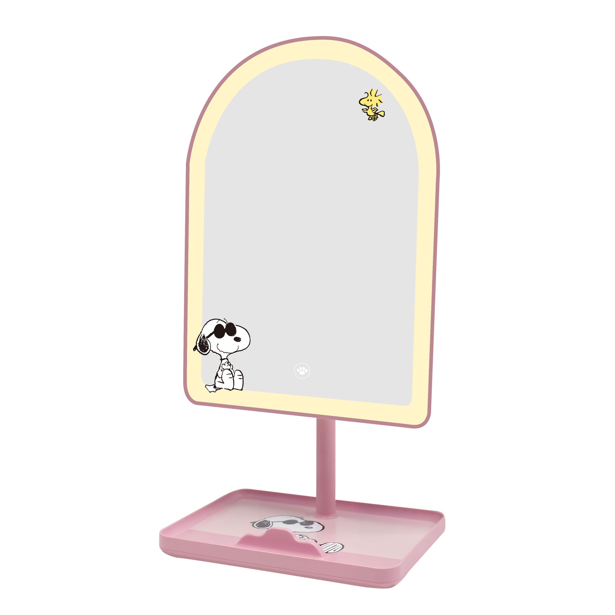 Peanuts™ "Joe Cool" Arch Tri-Tone LED Tabletop Makeup Mirror