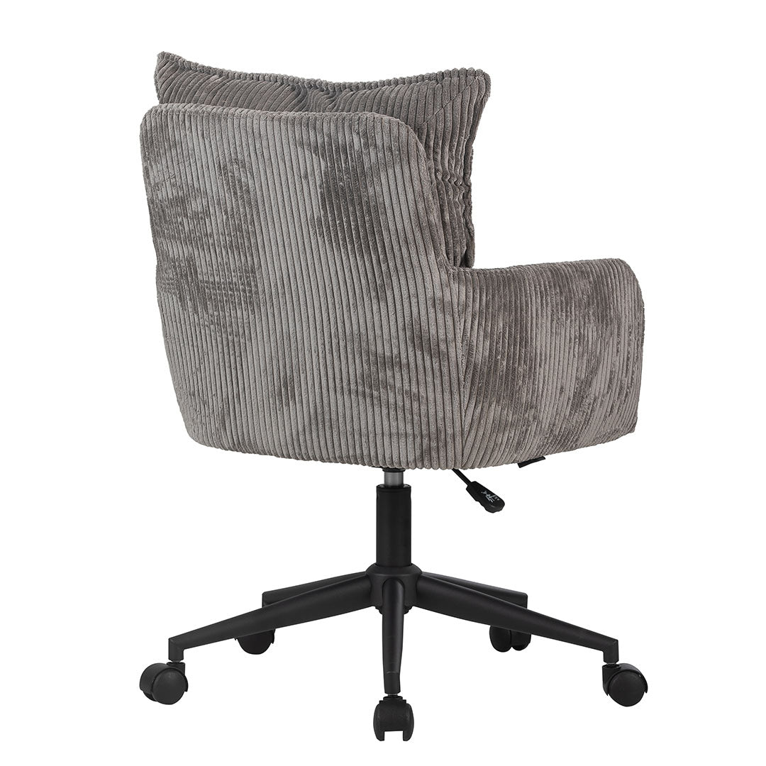 Grey swivel vanity chair online