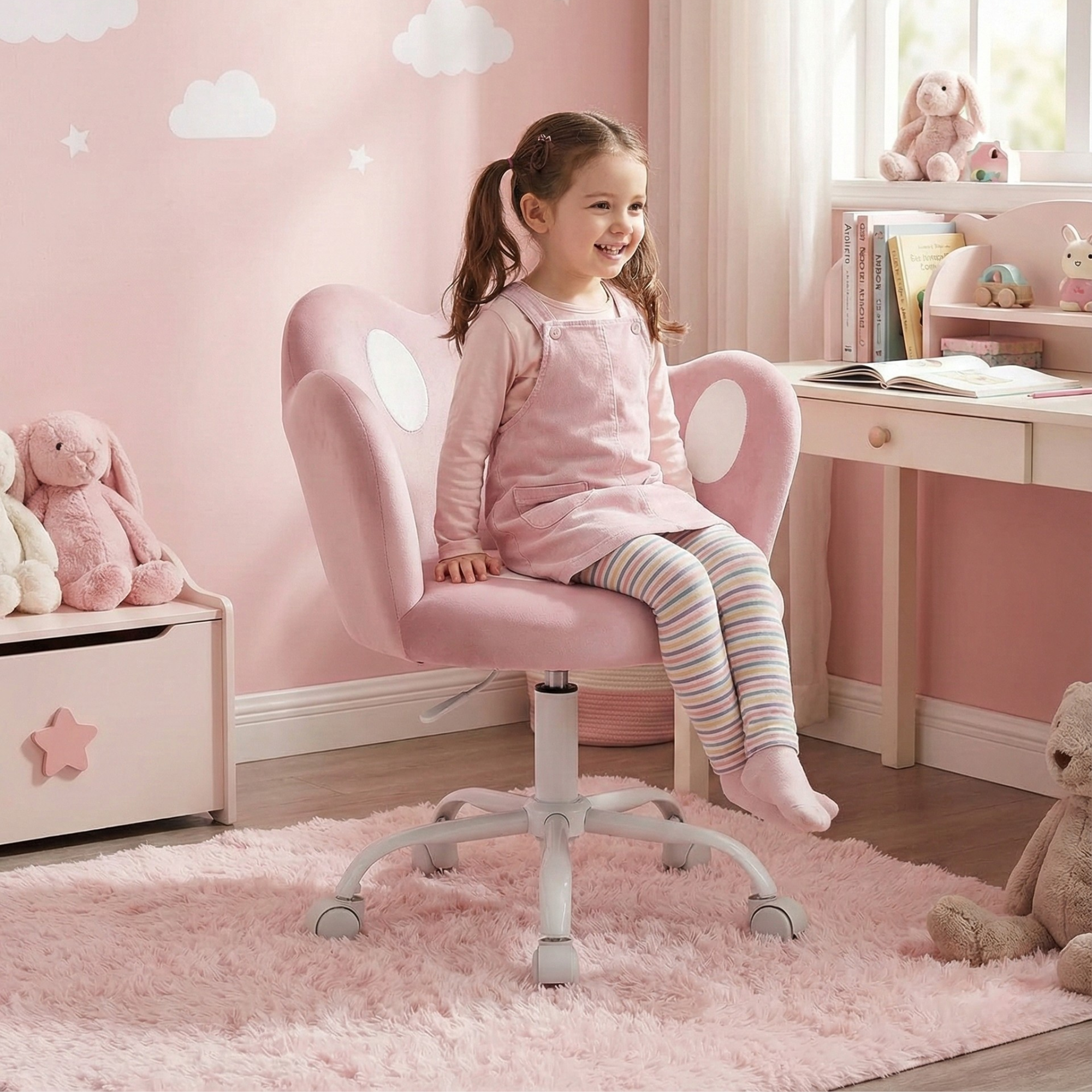 Kids&#39; Kiki Swivel Vanity Chair