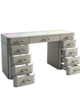 SlayStation® Maison Premium Vanity Table w/ RGB Light + Vanity Mirror Bundle