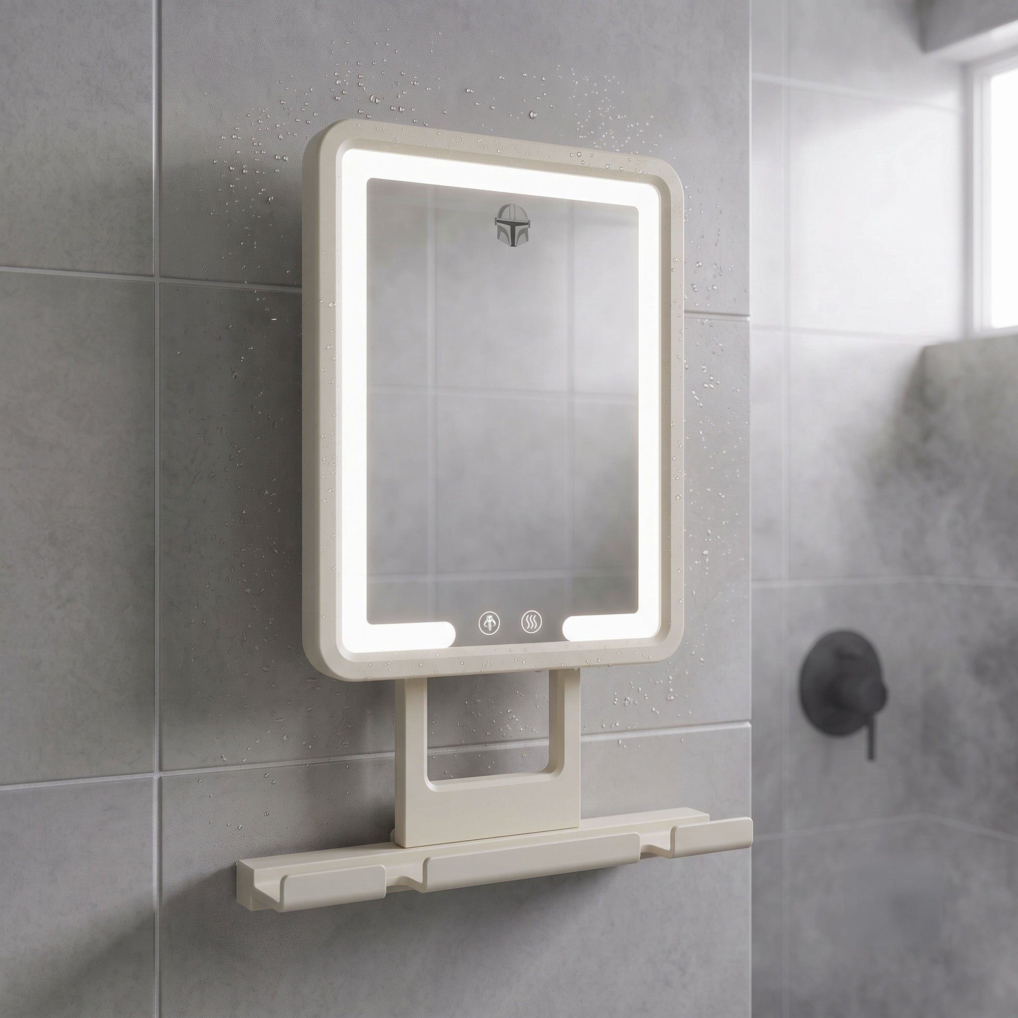 Mandalorian™ LED Shaving Mirror