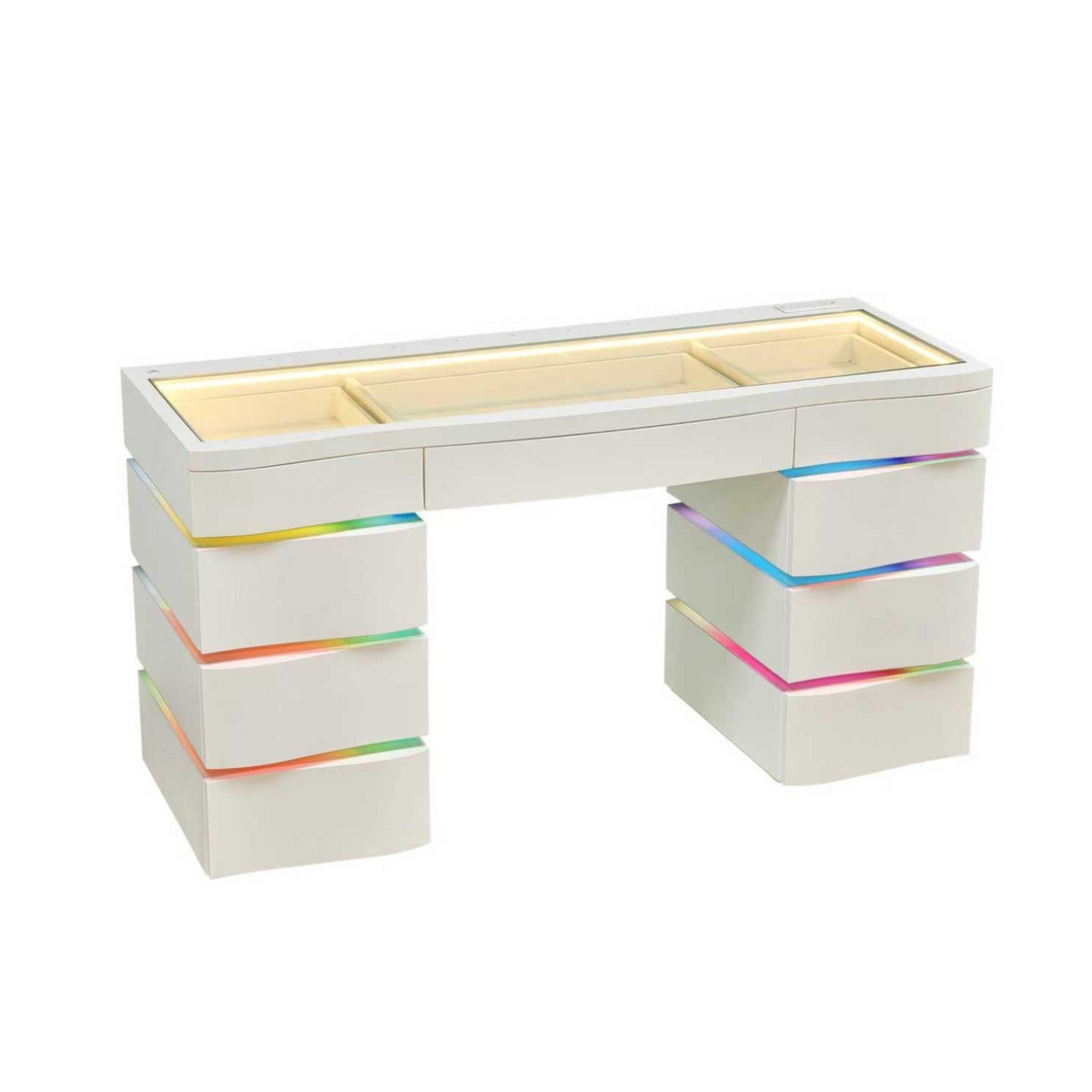 SlayStation® Nebula Vanity Table with RGB Light • Impressions