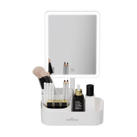 Pure Tri-Tone LED Makeup Mirror With Organizer