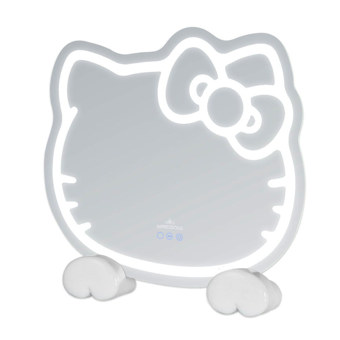 Hello Kitty ® RGB Wall Mirror 2.0 W/ Bluetooth Speakers and Specialty Base