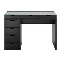 SlayStation® Kendall Vanity Table-black-front