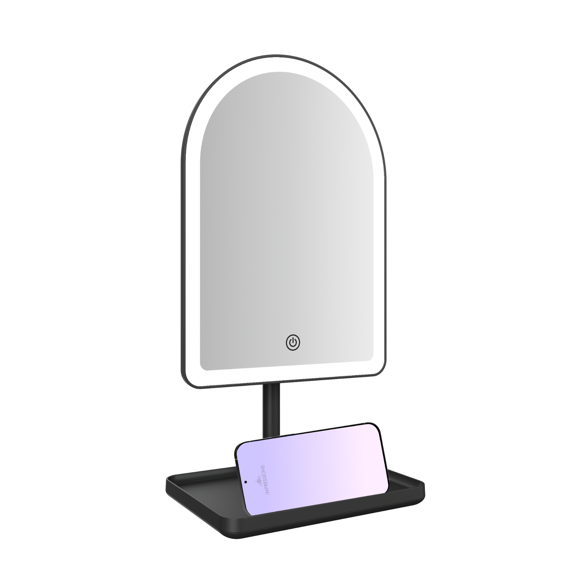 SLAYssentials Arch Tri-Tone LED Tabletop Makeup Mirror